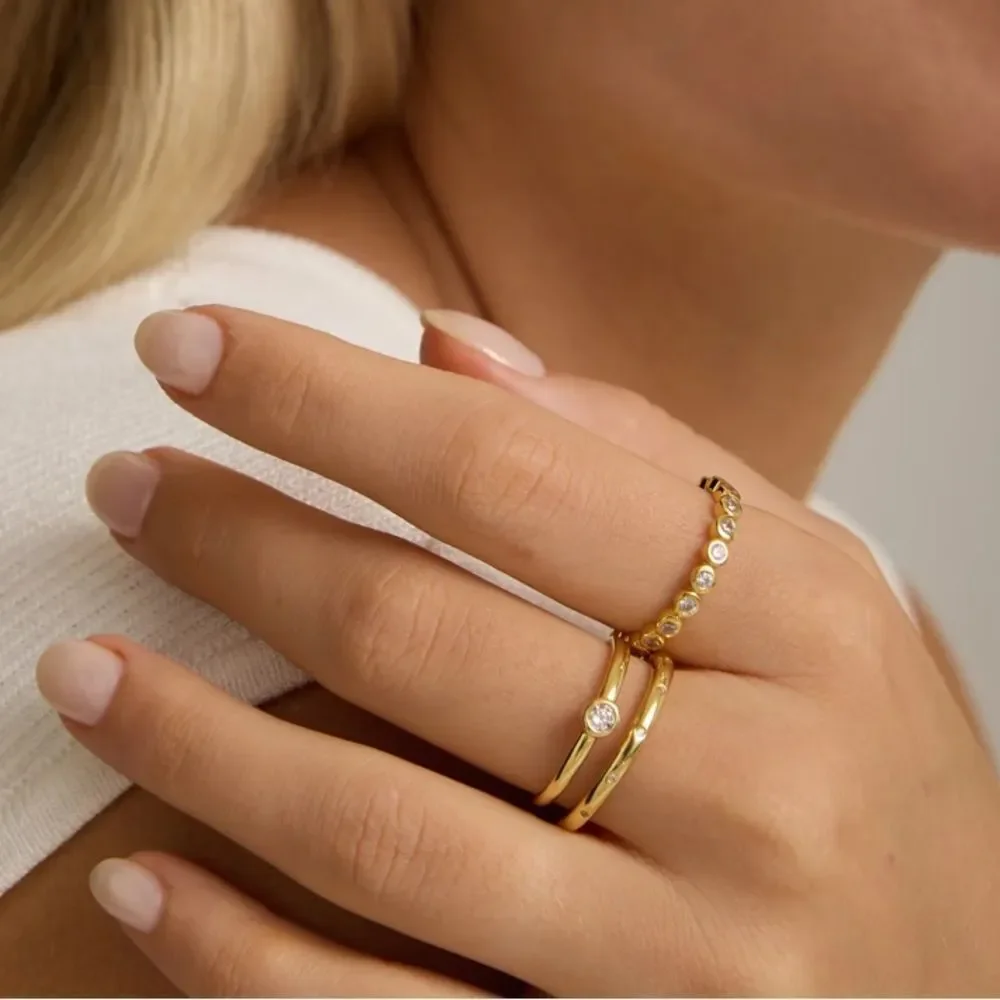 Bezel eternity ring N730 - Picture 4 of 8